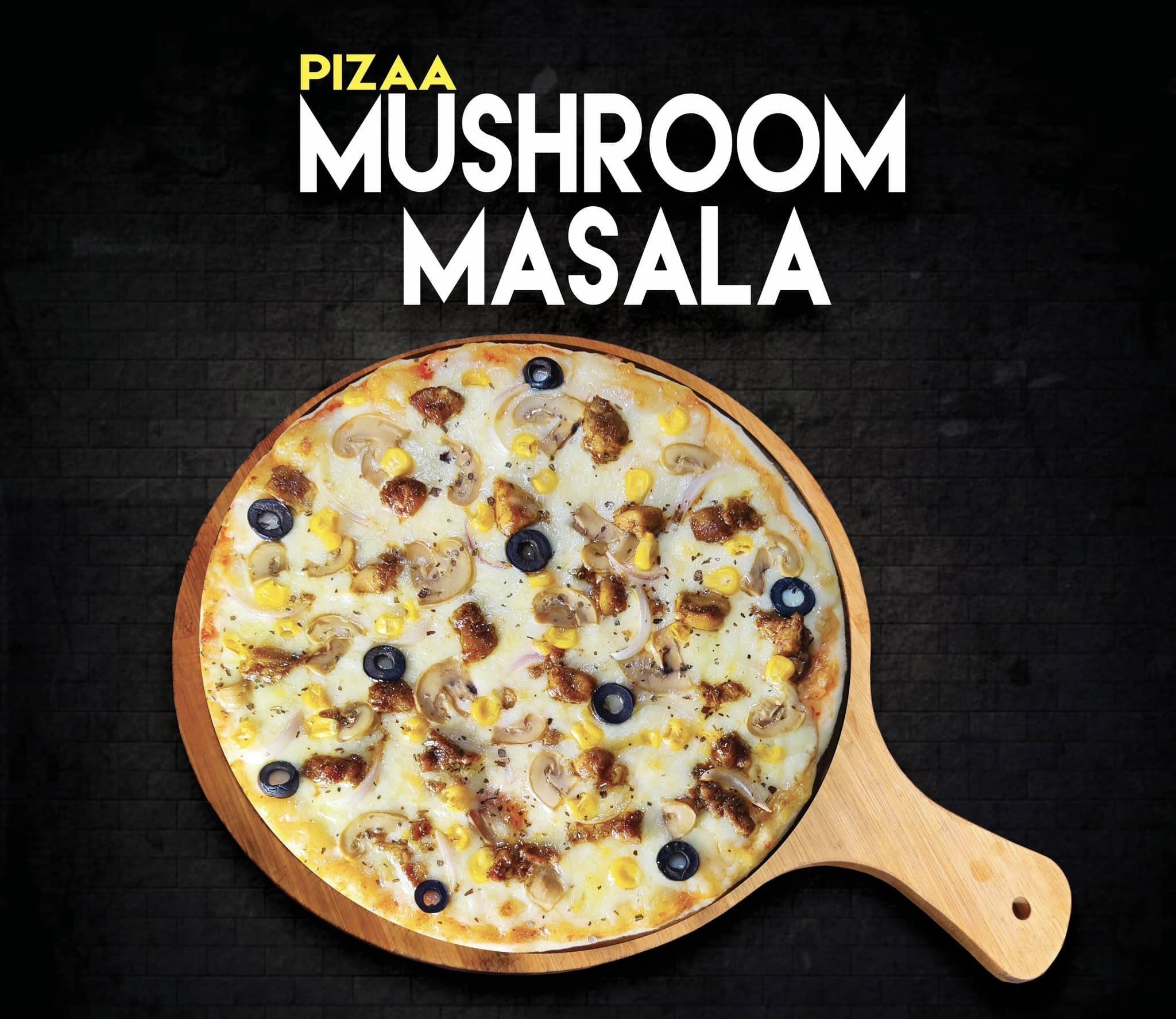 Pizza Mushroom Masala