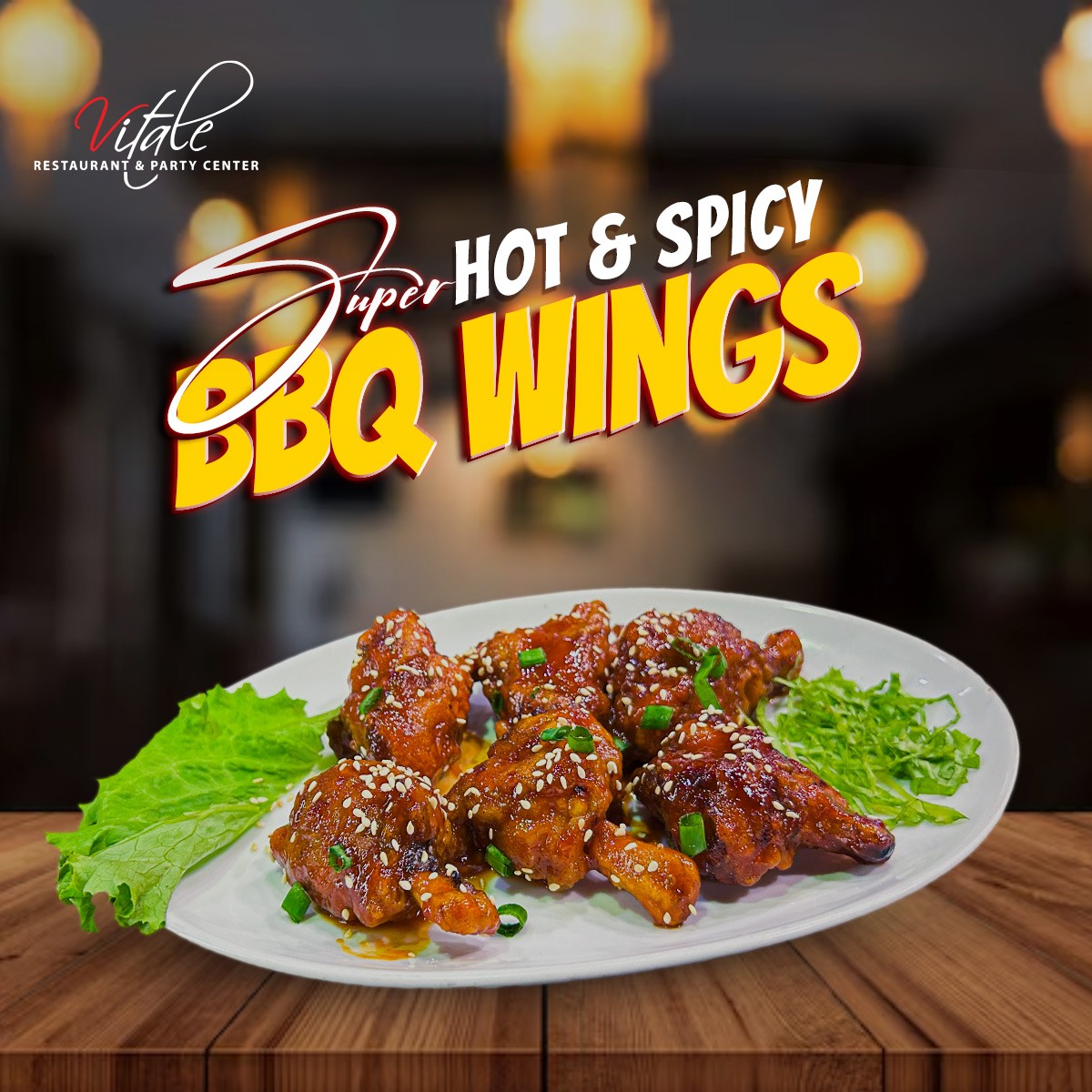 BBQ Wings (6 Pcs) 