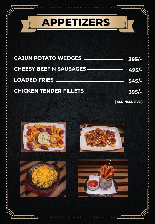 Appetizer Menu