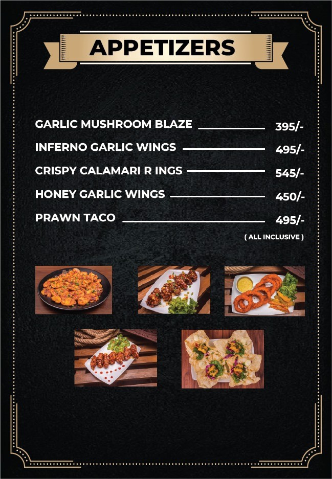 Appetizer Menu