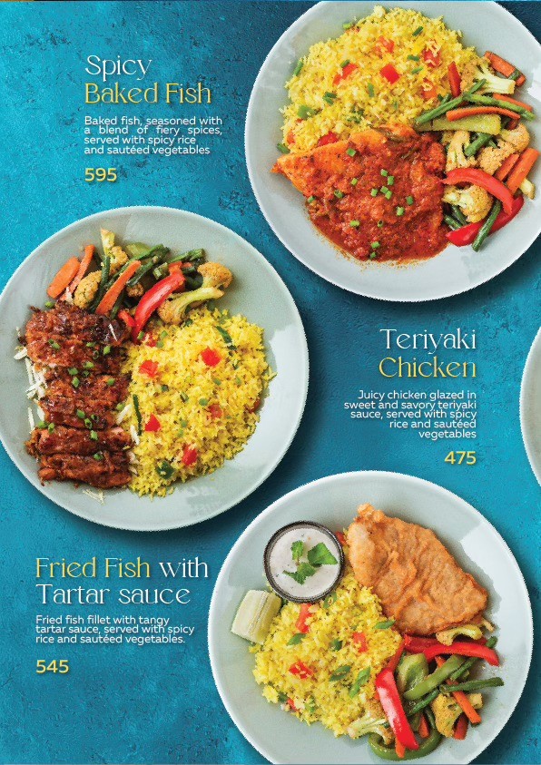 Seafood Menu