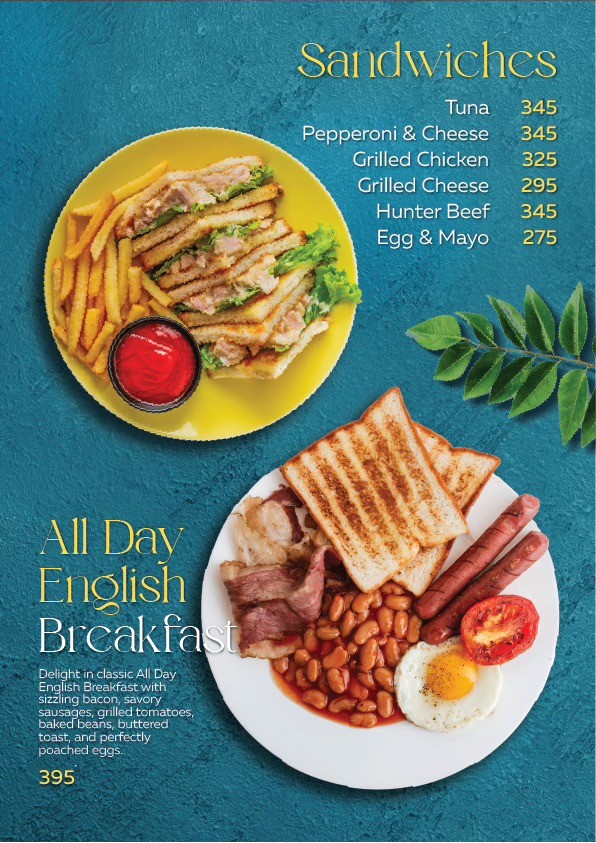 Fast Food Menu