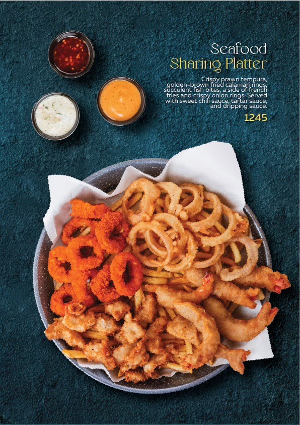  Seafood Platter Menu 
