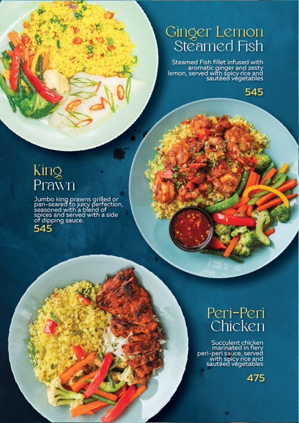 Seafood Menu