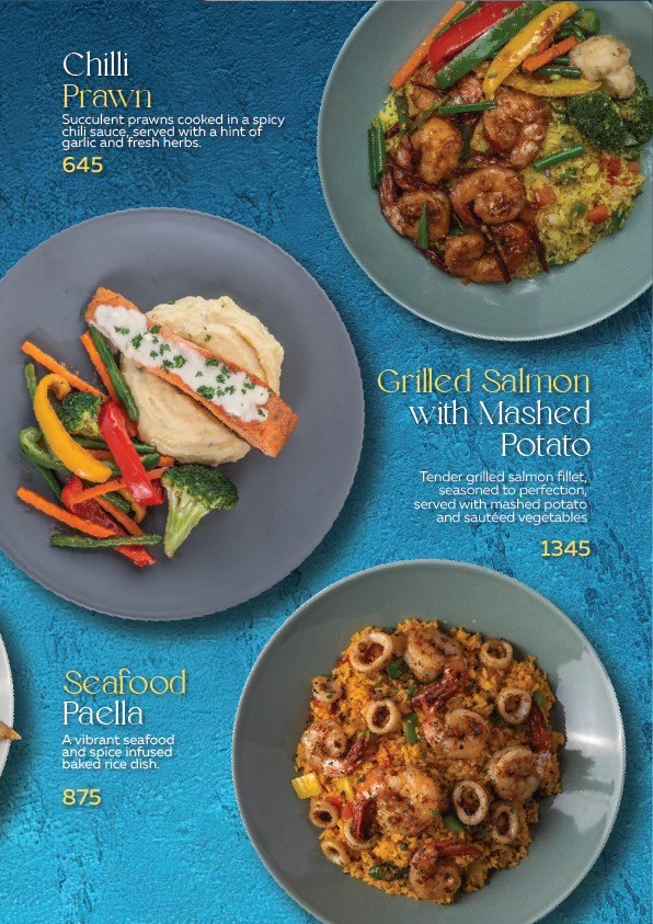 Seafood Menu