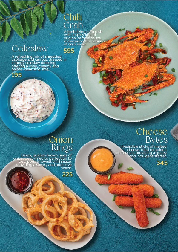 Seafood Menu