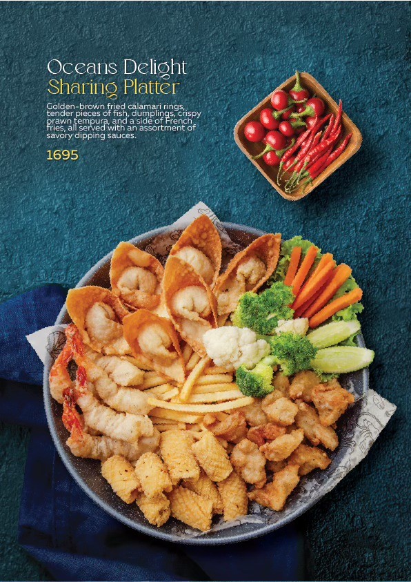  Seafood Platter Menu 