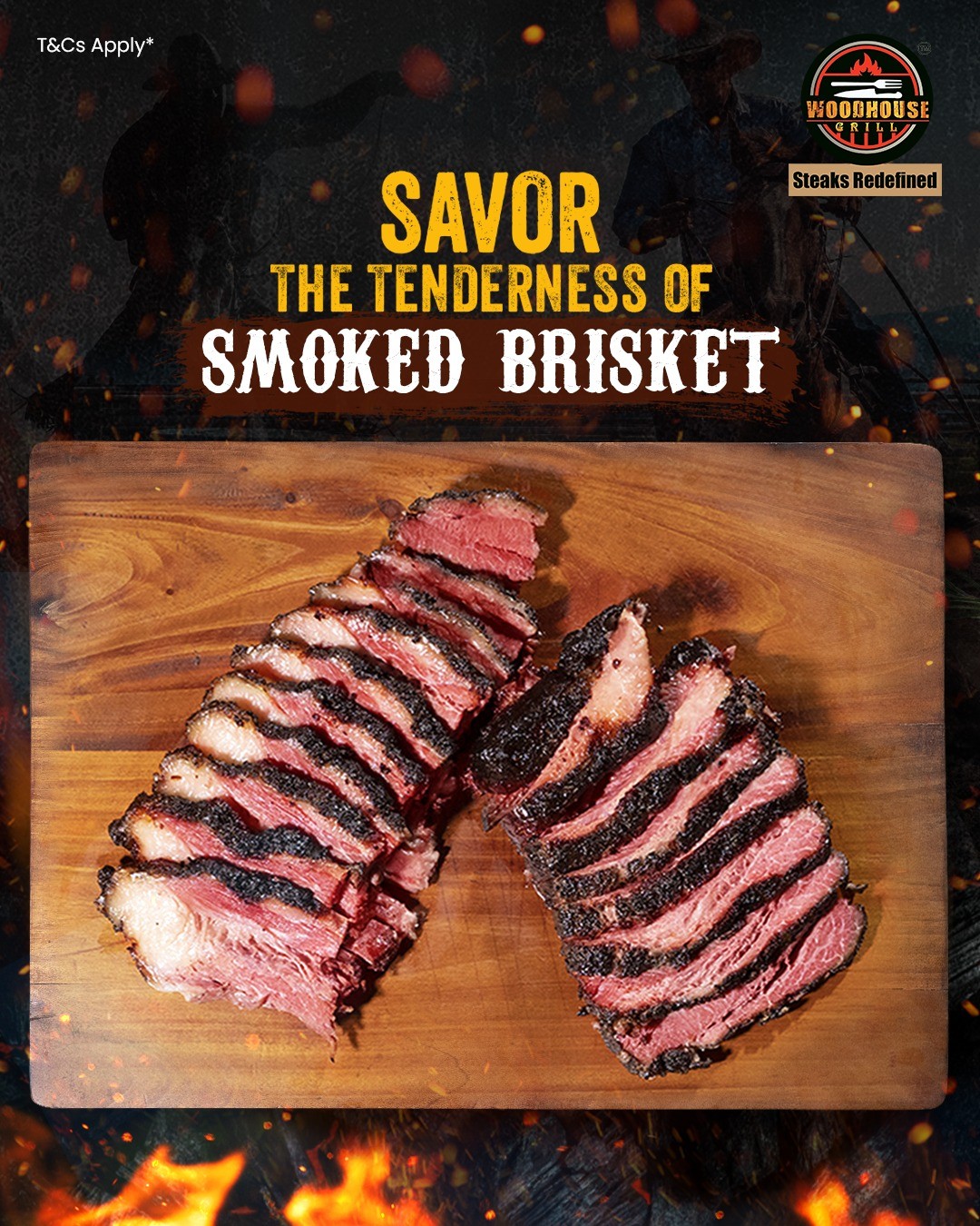 Texas Style Smoked Brisket 500 gm