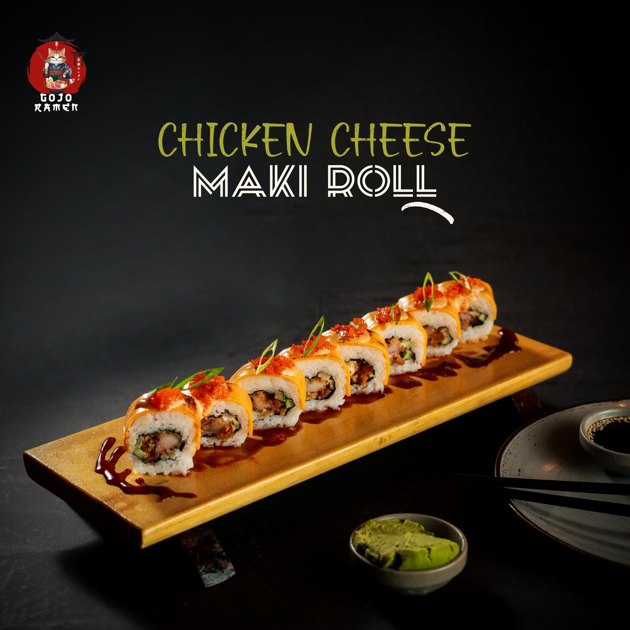 CHICKEN CHEESE MAKI ROLL