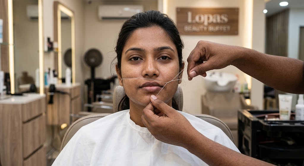 Upper Lip+Chin Threading