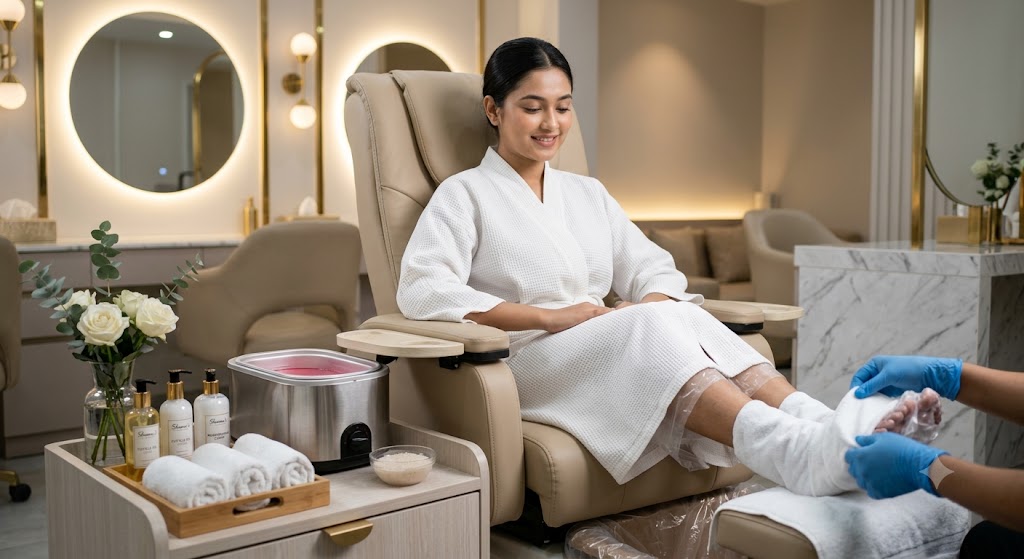 Paraffin Pedicure