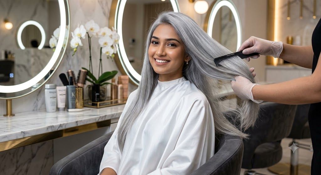 Silver Grey Hair Color