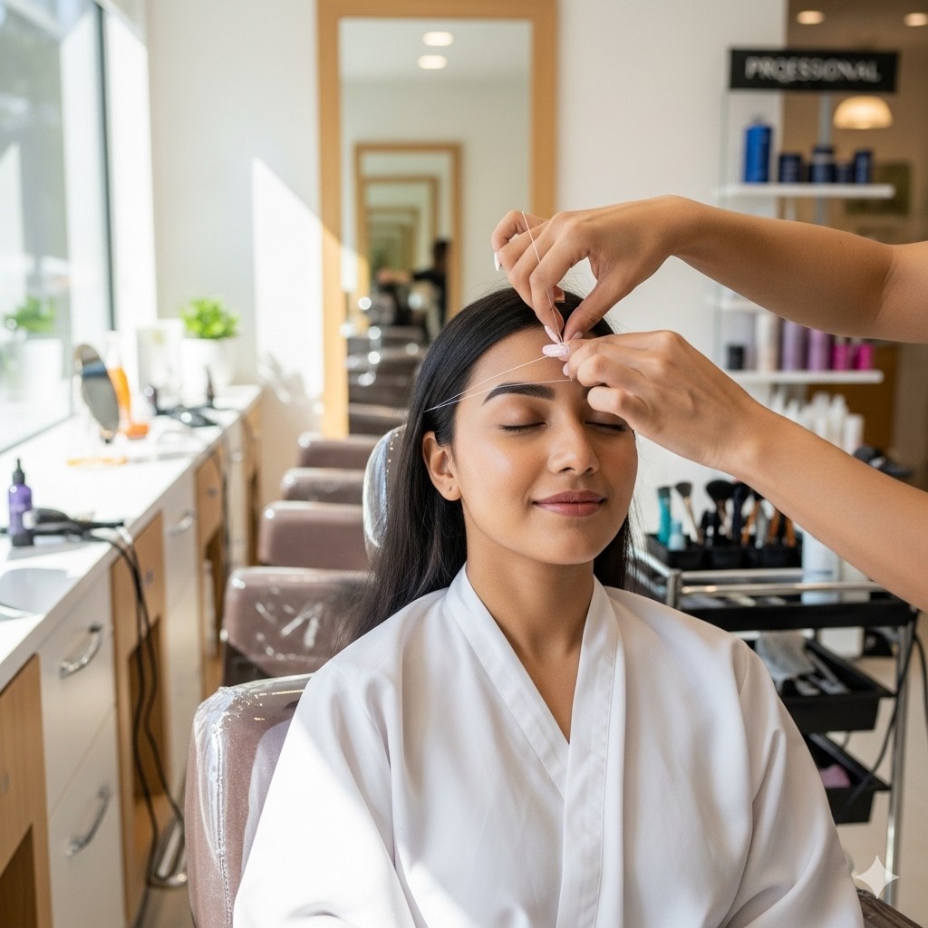 Eyebrow Pluck Threading 