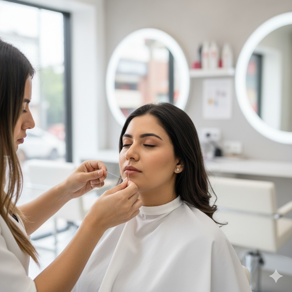 Lower Lip Threading 
