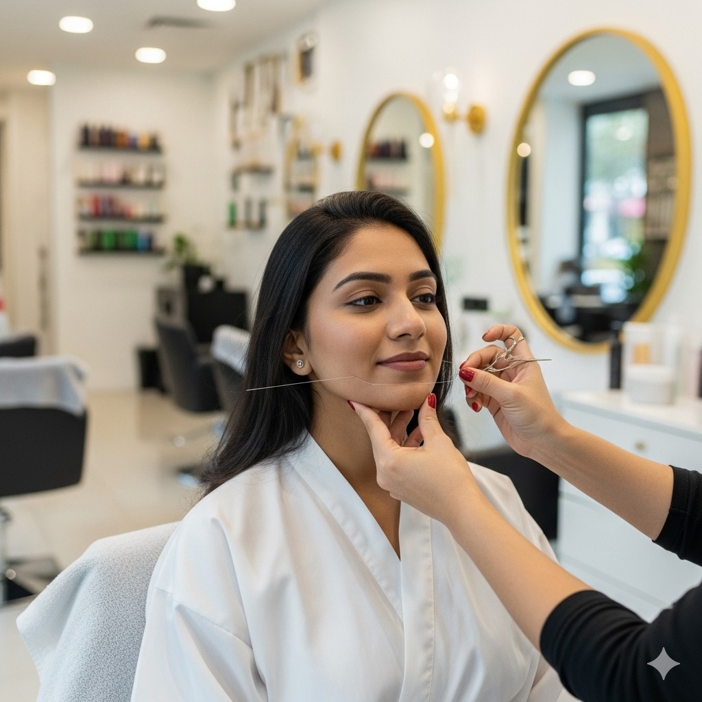 Side Chin Threading 