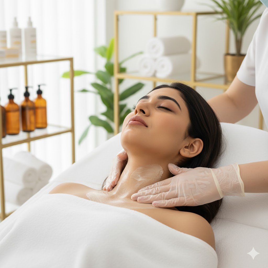 Neck & Throat Fair Polish + Massage