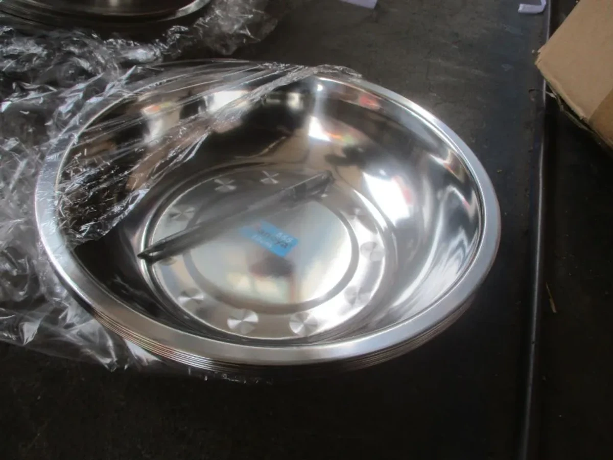 Waskom Stainless Lingkaran | Diameter 22-36 cm
