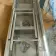 3-compartment (triple-bowl) stainless-steel utility/laundry sink