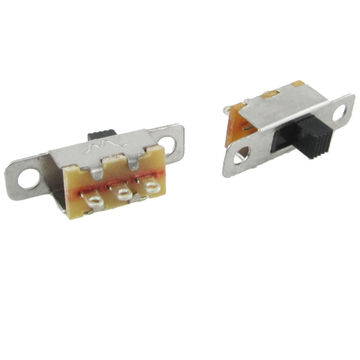 Harfington Uxcell 5 Pcs x On-Off 2 Position SPDT 1P2T Panel Mini Slide Switch Solder Lug SS12F15G3