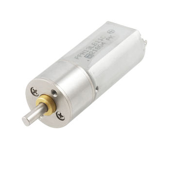 Harfington Uxcell DC 6 V 16 GA 600 UpM Gear Box Dia Robot Micro DC Geared Motor Silber Ton de