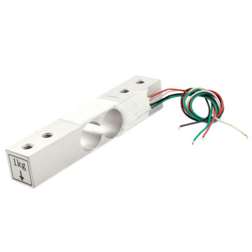 Harfington Uxcell 1Kg 2.2lb 6" Length Wire Rectangle Aluminium Alloy Portable Electronic Scale Micro Load Cell Weighting Pressure Sensor 150mm Wire