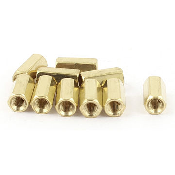 2pcs-50pcs M2 M2.5 m3 m4 m5 m6*L hex brass standoff female to female thread  brass spacer length 3mm to 50mm