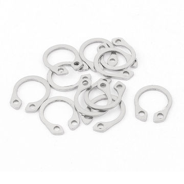 uxcell 40mm External Circlips C-Clip Retaining Shaft Snap Rings 304  Stainless Steel 20pcs