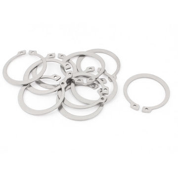 uxcell 40mm External Circlips C-Clip Retaining Shaft Snap Rings 304  Stainless Steel 20pcs