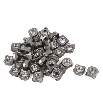 M8 Square Weld Nuts Plain Steel Weldable Nuts For Welding DIN 928  Pack Of 20 - View #4