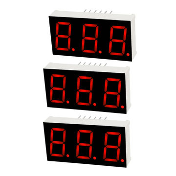 Produktbild von 20er-Pack 7-Segment-LED-Anzeige – 1 Bit, 0,5 Zoll, Rot, Gemeinsame Kathode, 10-Pin – Für Elektronische Geräte & DIY-Projekte