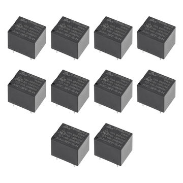 Harfington Uxcell 10 Pcs JQC-3FF-S-H DC 9V Coil SPST 4 Pin PCB Electromagnetic Power Relay