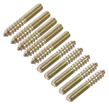 20Pcs M6x60mm Hanger Bolt Double Headed Bolt Self-Tapping - View #12