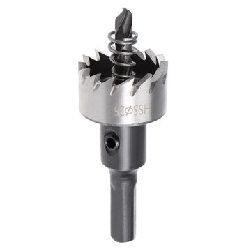 Uxcell 17mm HSS Hole Saw Cutter – High-Speed Steel Drill Bit For Metal, Alloy, Aluminum & Wood, Ideal For Locks, Knobs & Cabinets