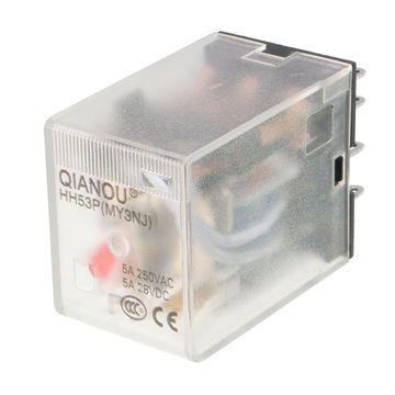 Harfington Uxcell AC 24V Coil Red Indicator Light 11 Pin 3P3T Electromagnetic General Purpose Power Relay