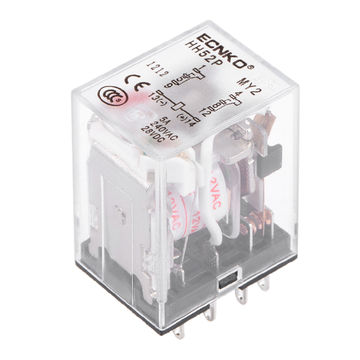 Harfington Uxcell HH52P AC 12V Coil DPDT 8 Pins Electromagnetic Power Relay Red LED