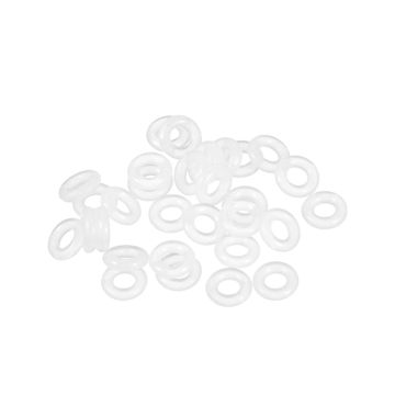 Silicone O-Rings 6mm OD, 4mm Inner Diameter, 1mm Width, Seal Gasket Red  30pcs