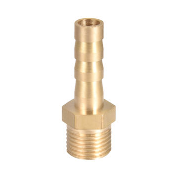 Tiyiyok 2x Schlauchtülle G1/2 Auf 10 Mm – Messing-Schlauchverbinder Mit Außengewinde