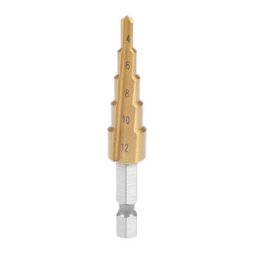 13pc Square Drill Bit Set 1.5-6.5mm Titanium Plated Hss4241 Twist Drills For Metal Drilling - View #3