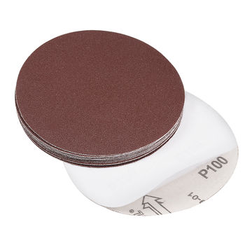 Uxcell 6-Inch PSA Sanding Discs 60 Grit – 20-Pack Self-Adhesive Aluminum Oxide For Random Orbital Sanders, Wood & Metal Polishing