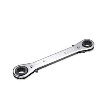 Harfington Uxcell Reversible Ratcheting Wrench, 14mm x 15mm Double Box End, Cr-V