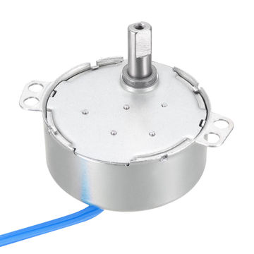 Harfington Uxcell Synchronous Motor AC 100-127V 2-2.4RMP 50-60Hz 4W Double Flat Shaft CW/CCW