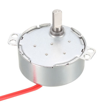Harfington Uxcell Synchronous Gear Motor AC 24V 2.5-3RPM 50-60Hz Electric Motor CCW/CW 4W for Electric Fan