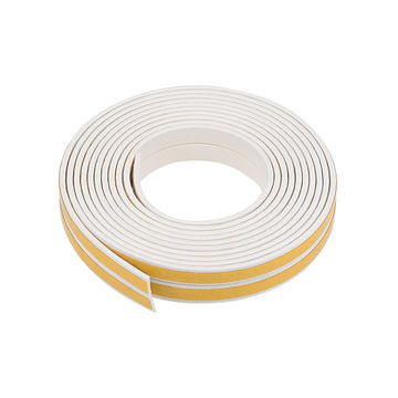 Harfington Uxcell Foam Tape Adhesive Weather Stripping 9mm Wide 2mm Thick, 2.5 Meters White, Pcs