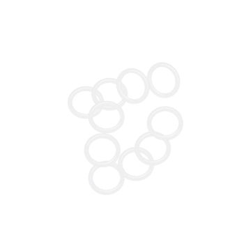 Uxcell Silicone Rubber Gasket Flange O-Ring for 4.25 inch Clamp White