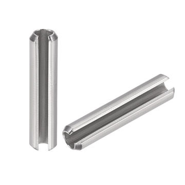 uxcell Slotted Spring Pin - M6 x 20mm 304 Stainless Steel Split Spring