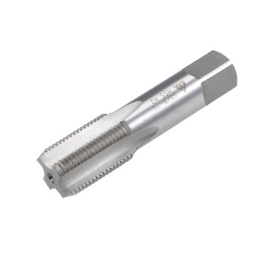 Harfington Uxcell G3/8-19 Pipe Thread Tap Right Hand Machine Tap HSS Uncoated Straight Flute