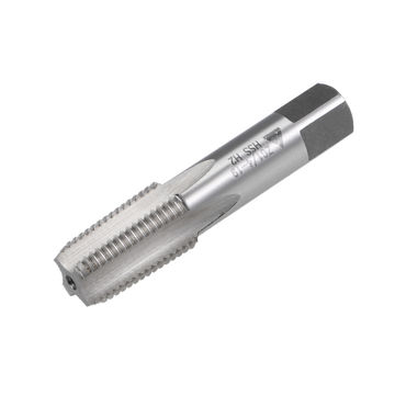 Harfington Uxcell ZG1/4-19 Pipe Thread Tap Right Hand Machine Tap HSS Uncoated Straight Flute