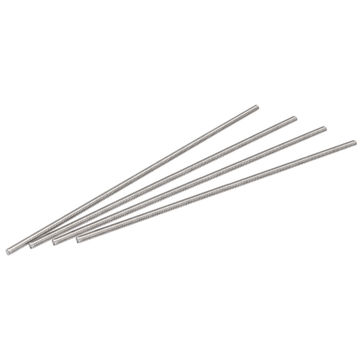 Harfington Uxcell 4Pcs M5 x 250mm Fully Threaded Rod 304 Stainless Steel Right Hand Threads