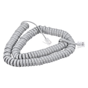 Harfington Telephone Handset Cord, 4P4C 9.84 Feet Landline Phone Cable Grey 4 Pack