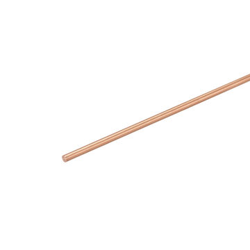 M METERXITY Kupfer Rundstab 5mm – 300mm Länge, Rein, Poliert, Für Drehmaschine & DIY-Projekte